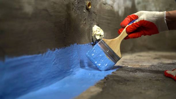Commercial Waterproofing project at a Jackson, MN business property by SJ Waterproofing Pros
